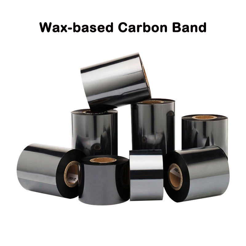 Barcode Label Printer Industrial - Pita karbon band Lebar 60mm/70mm/80mm/90mm/100mm/110mm pita