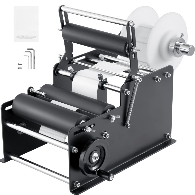 Label Applicator Manual - Mesin Pelabel Botol Bulat untuk Usaha