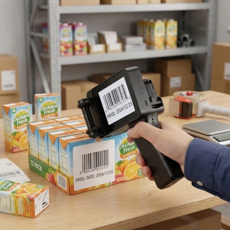 Coding Machine Date Printer Inkjet - Mesin Pencetak Tanggal Portabel Berbentuk Pistol,