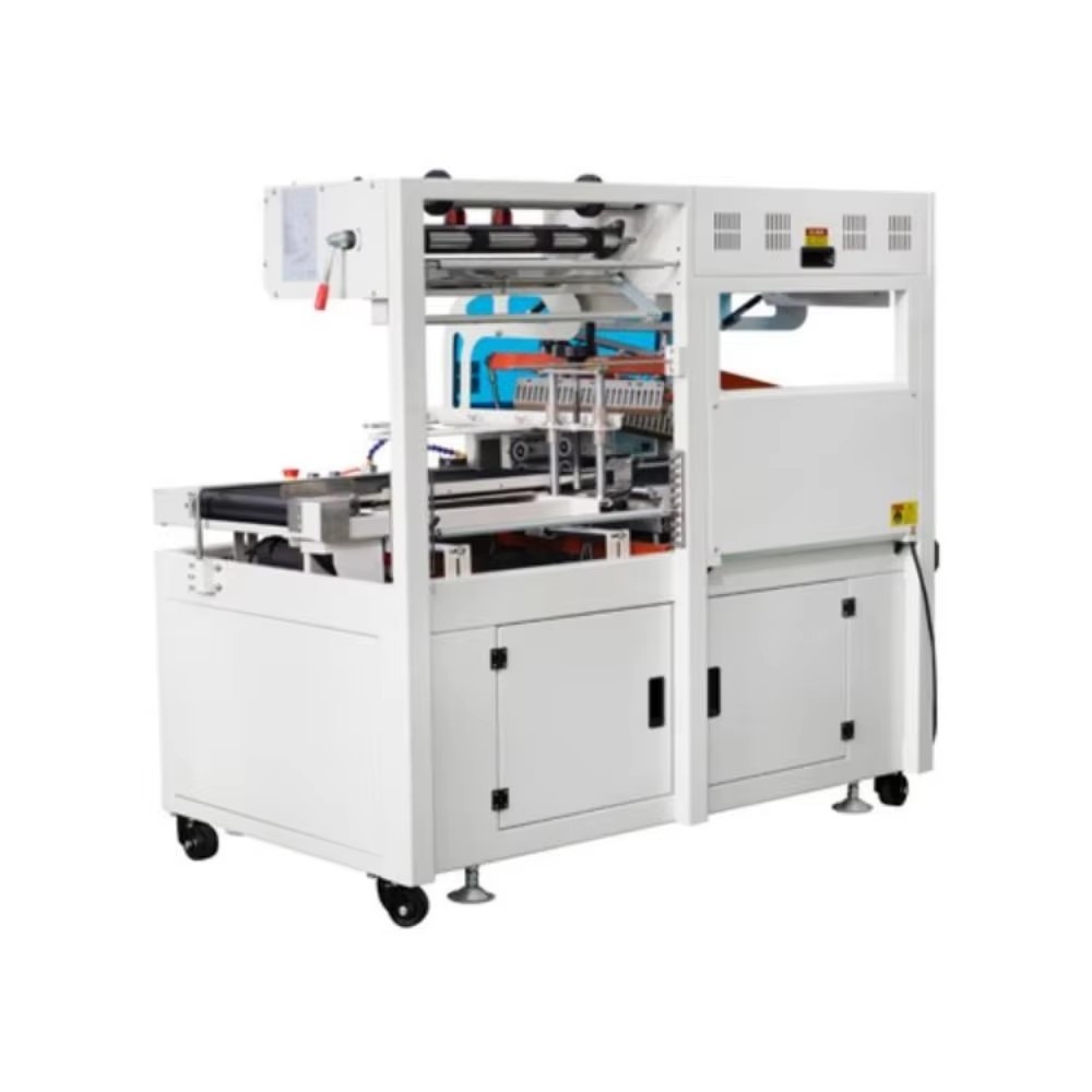 Shrink Wrap Machine Heat Tunnel - Mesin Pembungkus Otomatis Semi-Automatis dengan Pemotong