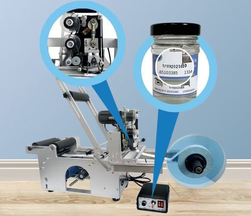 Label Applicator Manual - Mesin Pelabel Botol Bulat Perekat Sendiri