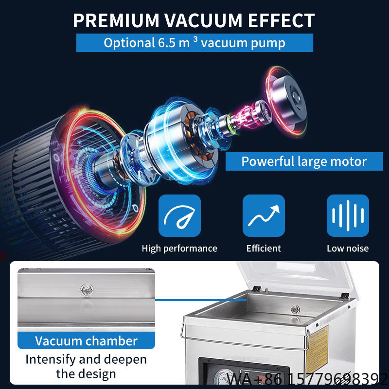 Vacuum Sealer Chamber Commercial - Penyegel Vakum untuk Makanan, Daging, Buah,