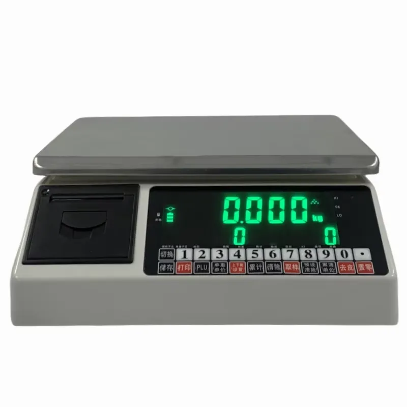 Weighing Scale Label Printer - Timbangan Elektronik Pintar 15kg 0.5g 30kg