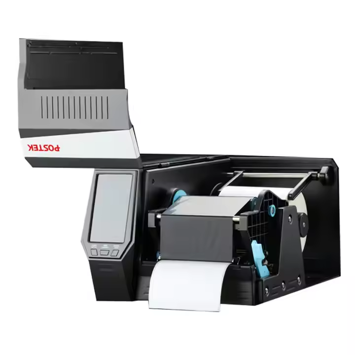Barcode Label Printer Industrial - Mesin Pencetak Label Perekat POSTEK GX6,