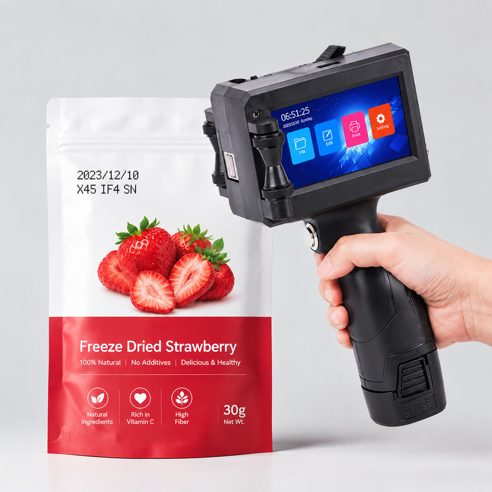 Mesin Cetak Inkjet Portabel ZM - Coding Machine Date Printer Inkjet ulasan dan harga