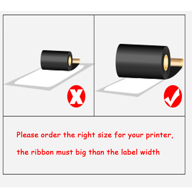 TTR Pita Transfer Panas Resin  - Thermal Transfer Ribbon 110Mm ulasan dan harga