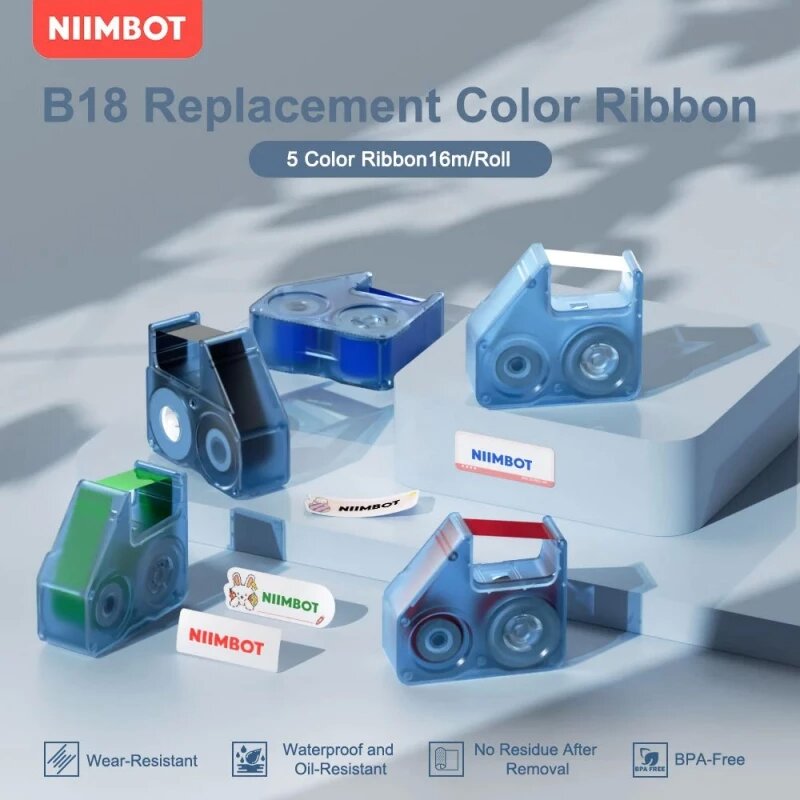 Pita Label NIIMBOT B18, Pita I - Barcode Label Printer Industrial ulasan dan harga
