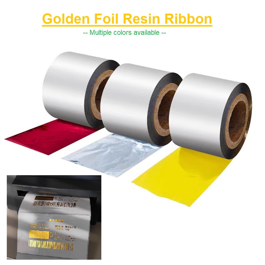 Pita Tinta Printer Resin Emas  - Thermal Transfer Ribbon 110Mm ulasan dan harga
