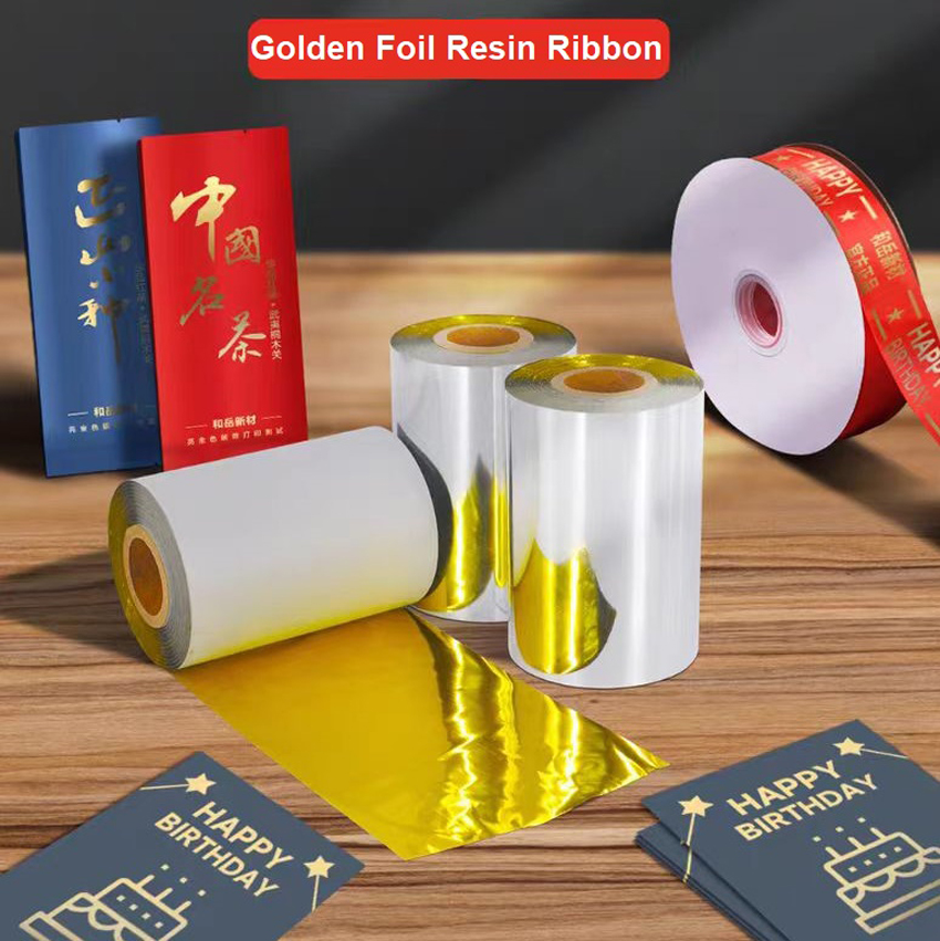 Pita Tinta Printer Resin Emas  - Thermal Transfer Ribbon 110Mm ulasan dan harga