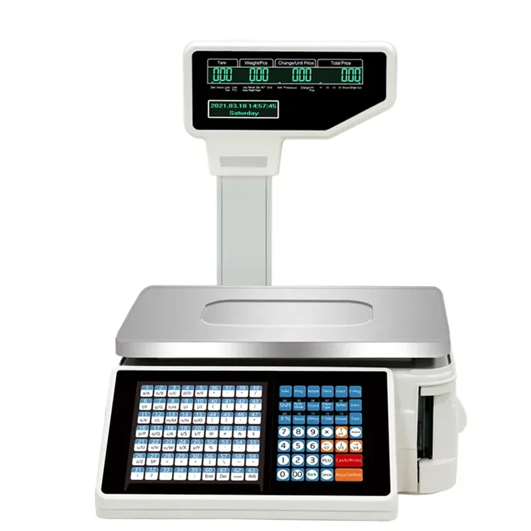 Timbangan digital elektronik d - Weighing Scale Label Printer ulasan dan harga