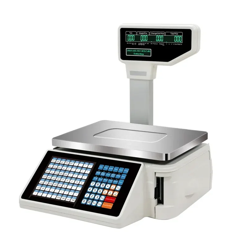 Timbangan digital elektronik d - Weighing Scale Label Printer ulasan dan harga