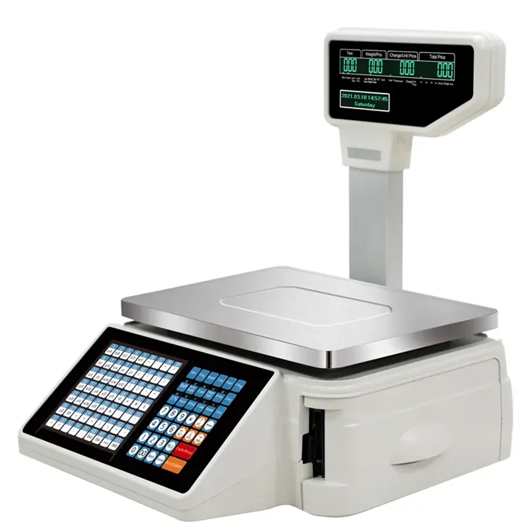 Timbangan digital elektronik d - Weighing Scale Label Printer ulasan dan harga