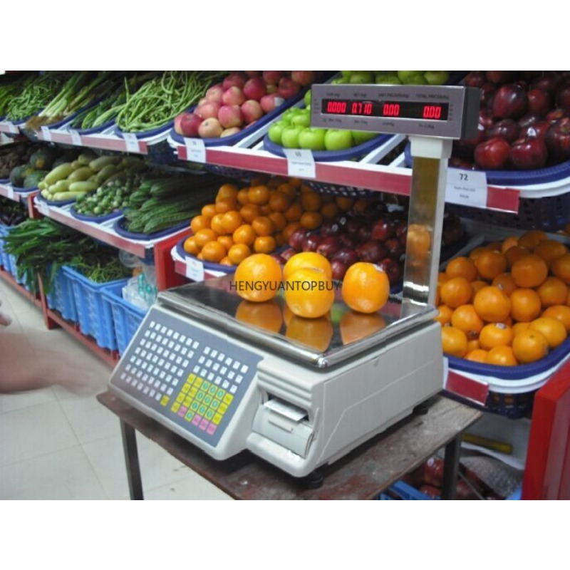 Timbangan Printer Label Barcod - Weighing Scale Label Printer ulasan dan harga