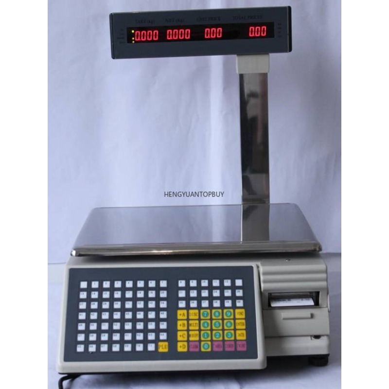 Timbangan Printer Label Barcod - Weighing Scale Label Printer ulasan dan harga