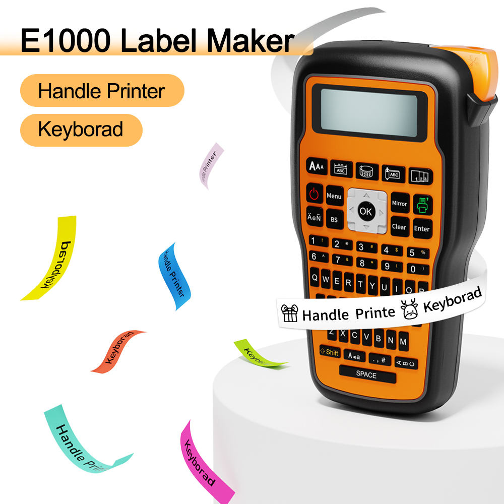 E1000 PRO Printer Pembuat Labe - Barcode Label Printer Industrial ulasan dan harga