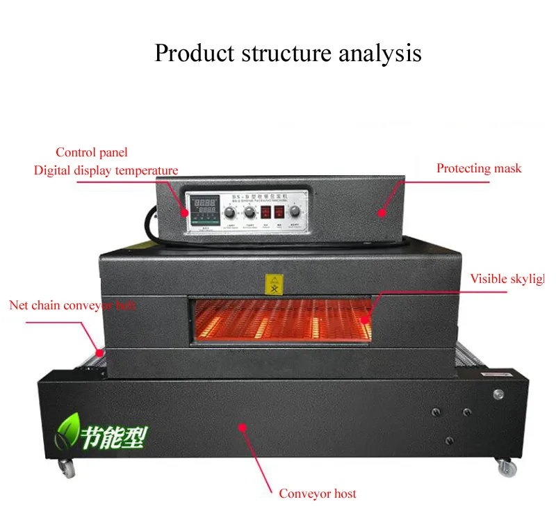 12.5 Mesin Pengemasan Susut Pa - Shrink Wrap Machine Heat Tunnel ulasan dan harga