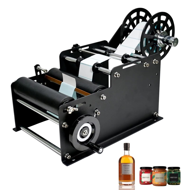 Mesin Pelabel Botol Bundar Man - Label Applicator Manual ulasan dan harga