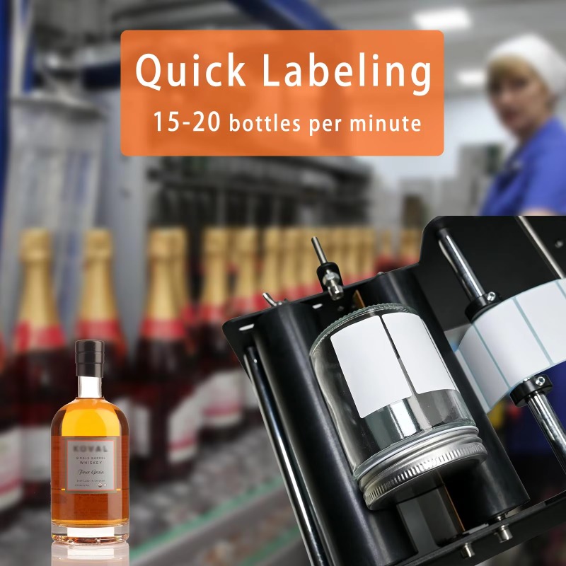 Mesin Pelabel Botol Bundar Man - Label Applicator Manual ulasan dan harga