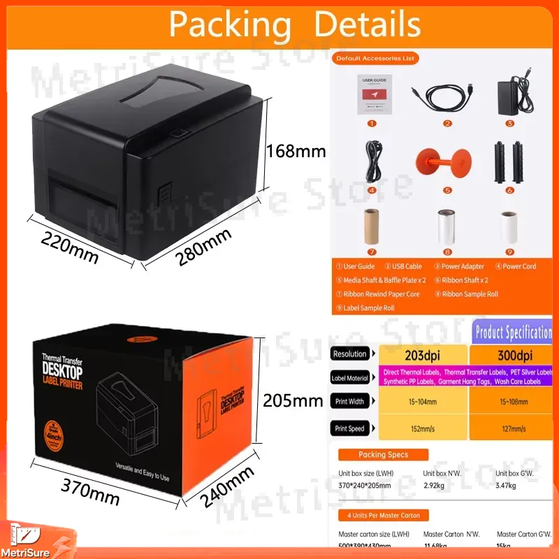 Printer Label Transfer Termal  - Barcode Label Printer Industrial ulasan dan harga
