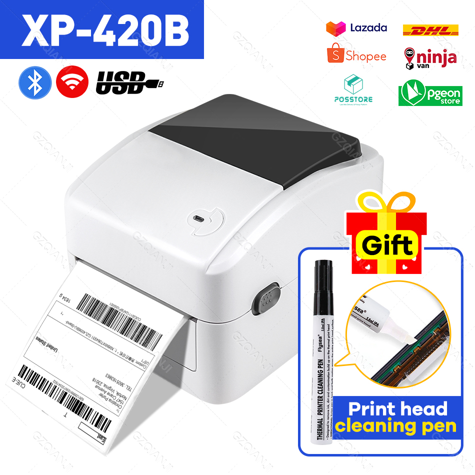 XP-420B Pengiriman Printer Lab - Barcode Label Printer Industrial ulasan dan harga