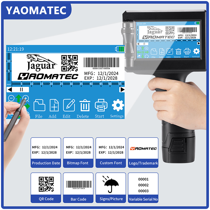 T1730 25.4mm kode batch Bar QR - Barcode Label Printer Industrial ulasan dan harga